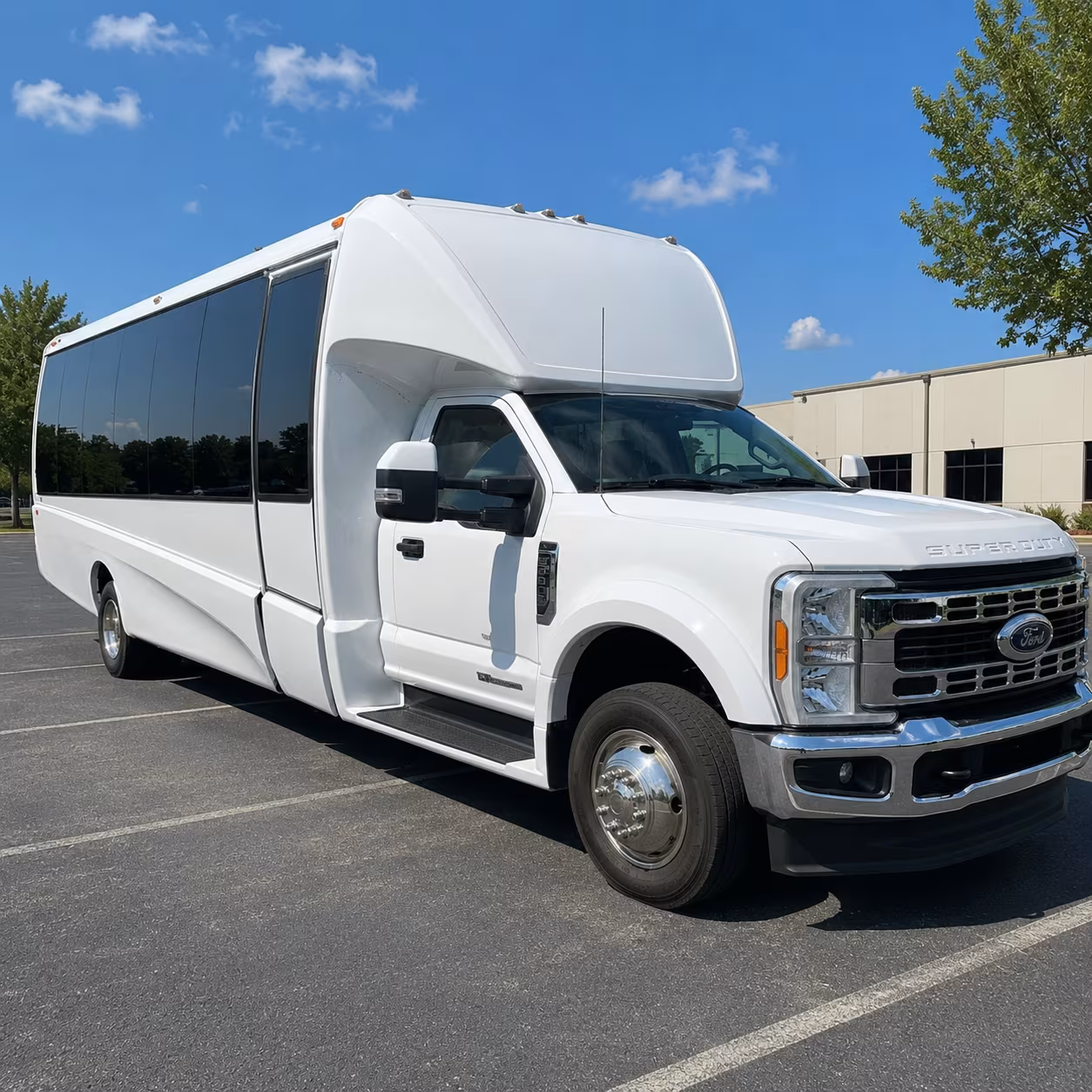 corporate airport transfer buses at lafayette regional airport