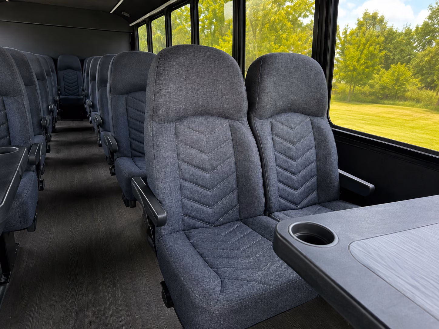 lafayette 15 passenger minibus interior