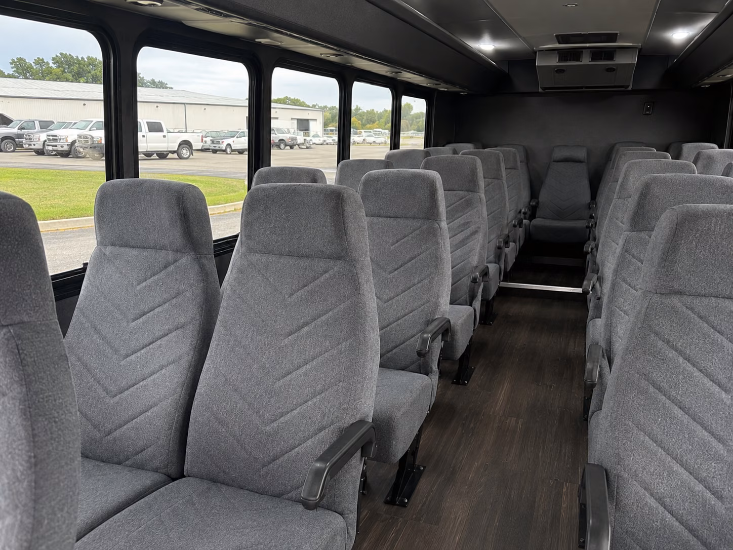 lafayette 18 passenger minibus inside