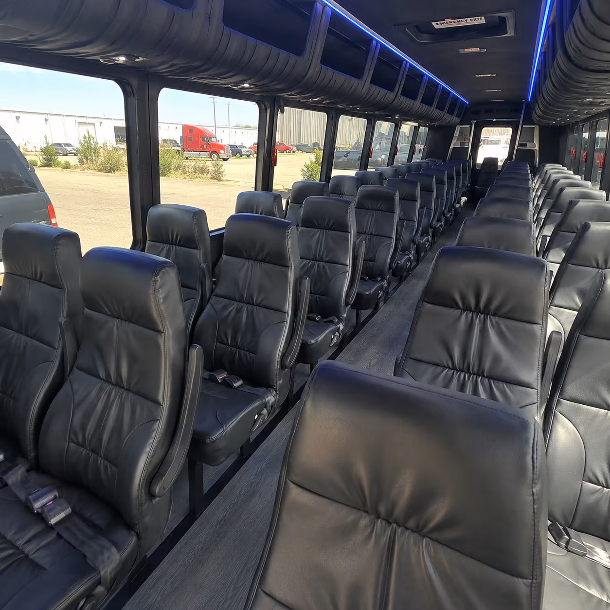 lafayette 35 passenger minibus inside