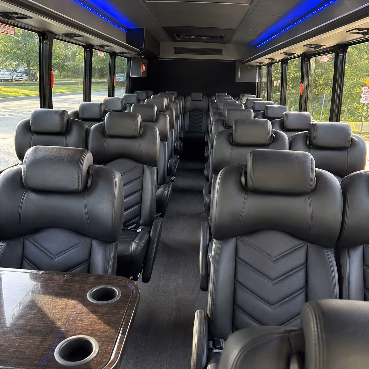 lafayette 35 passenger minibus interior
