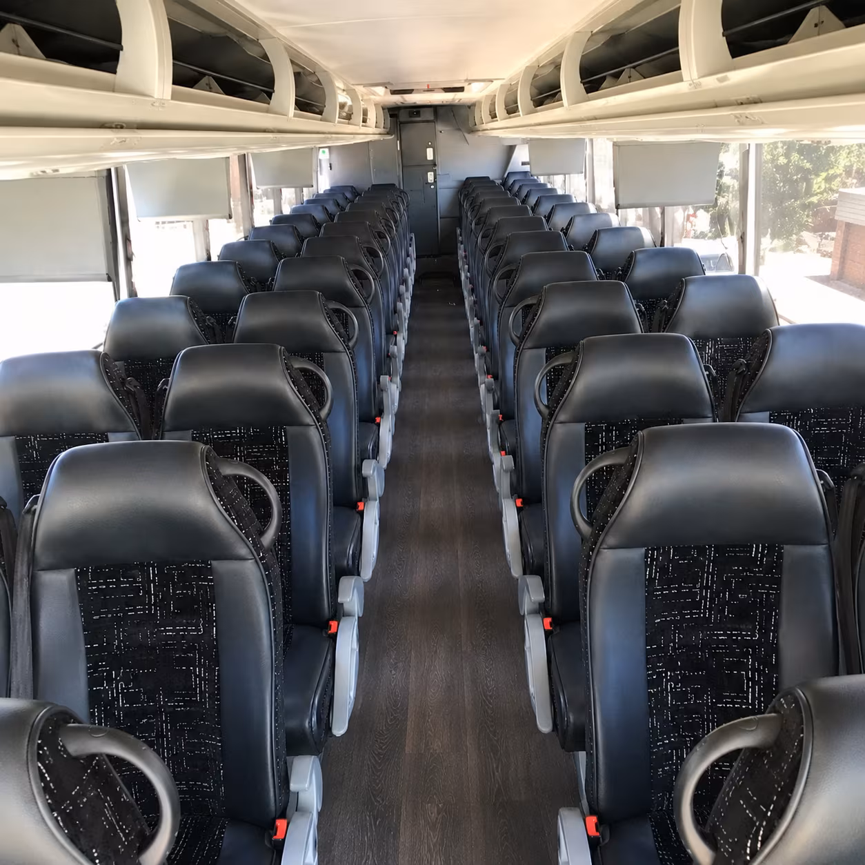 lafayette 56 passenger charter bus interior