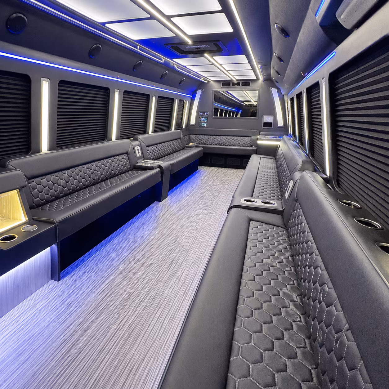 lafayette party bus interior