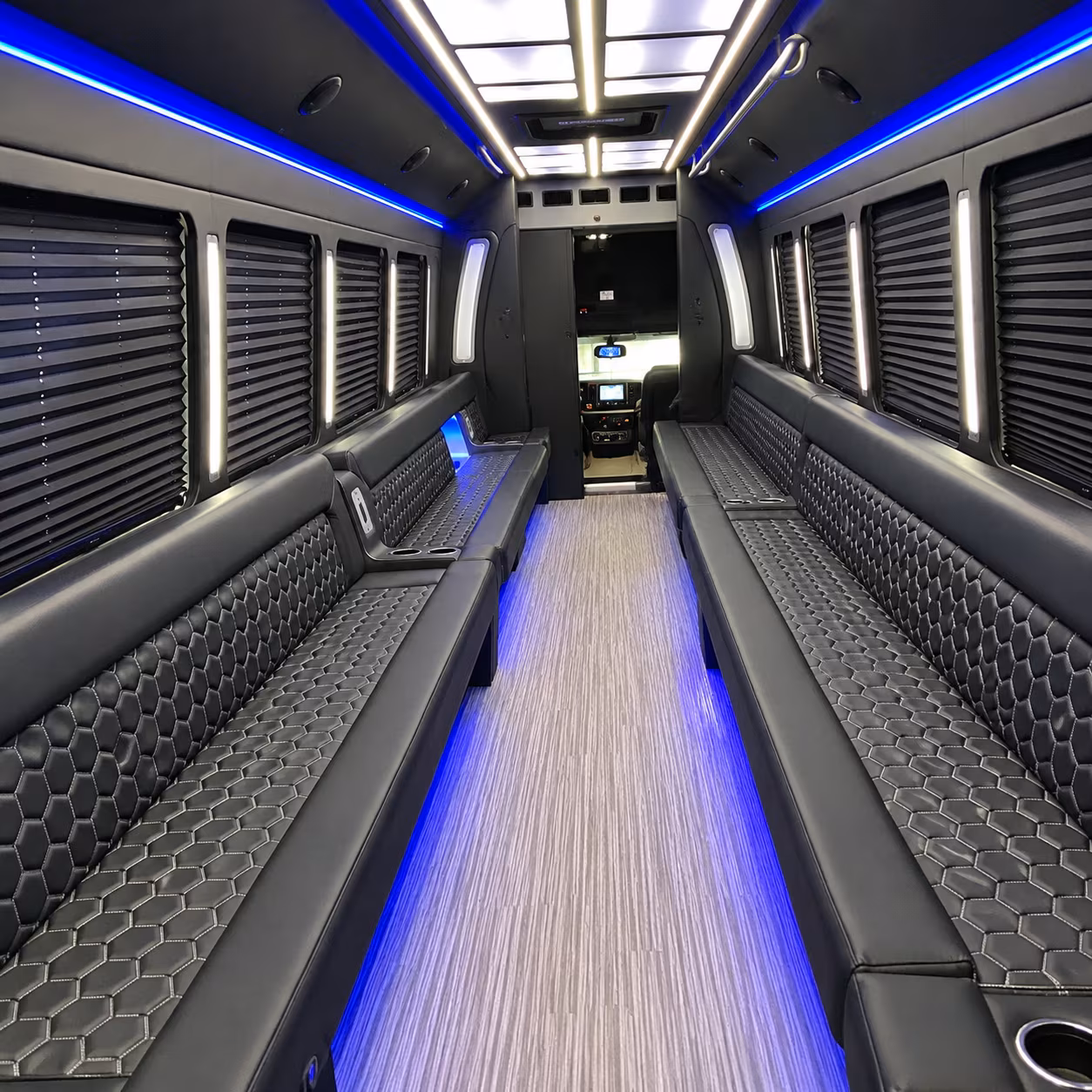 lafayette party bus rental interior