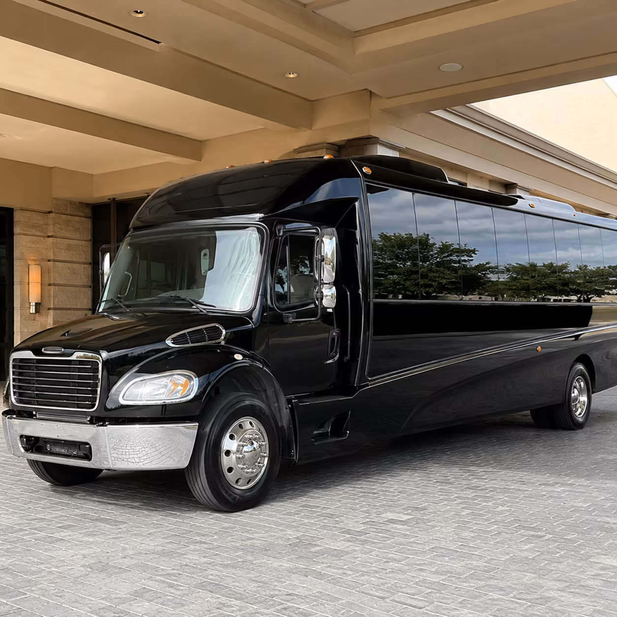shuttle buses for weekly worship services in lafayette